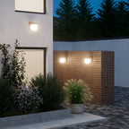 Solar Globe LED Wall Light