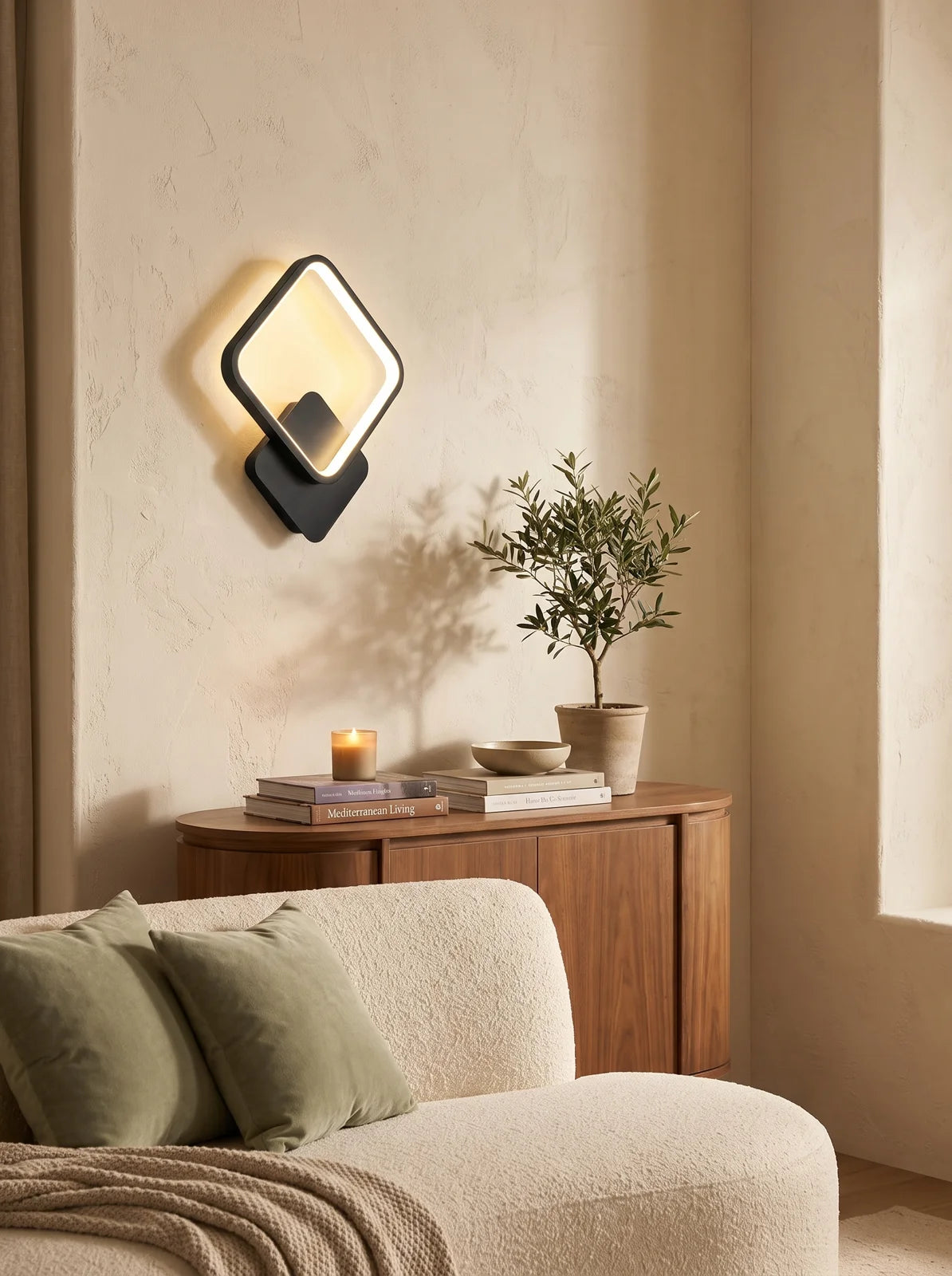 Modern Square LED Wall Lamp - iwt2_image