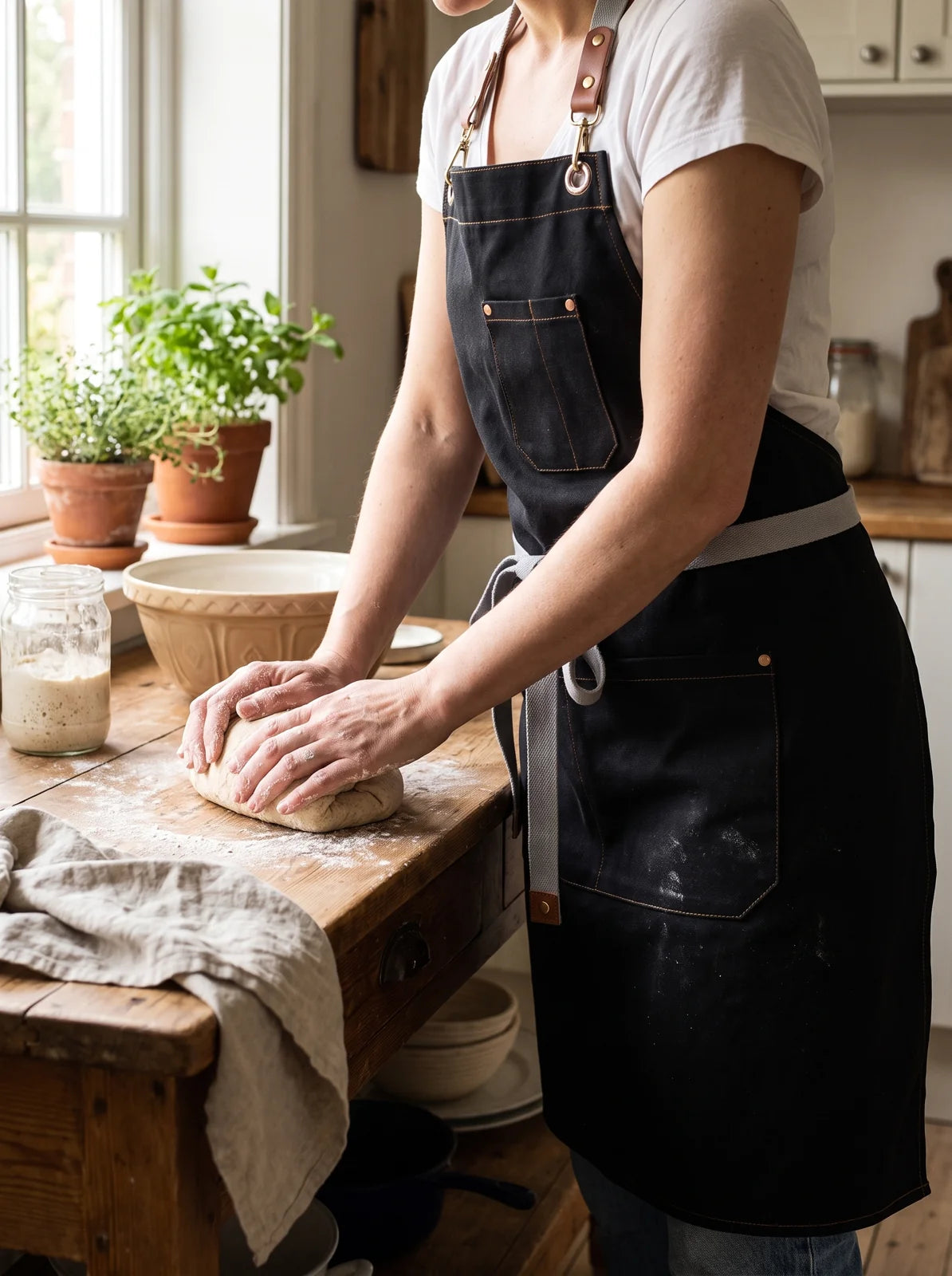 WorkEase Waterproof Canvas Apron - iwt2_image