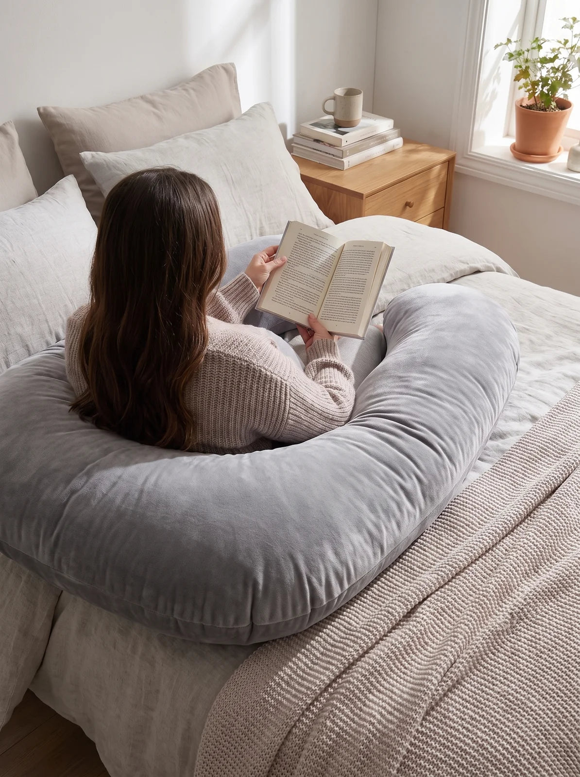 U-Shape Pregnancy Body Pillow - iwt3_image