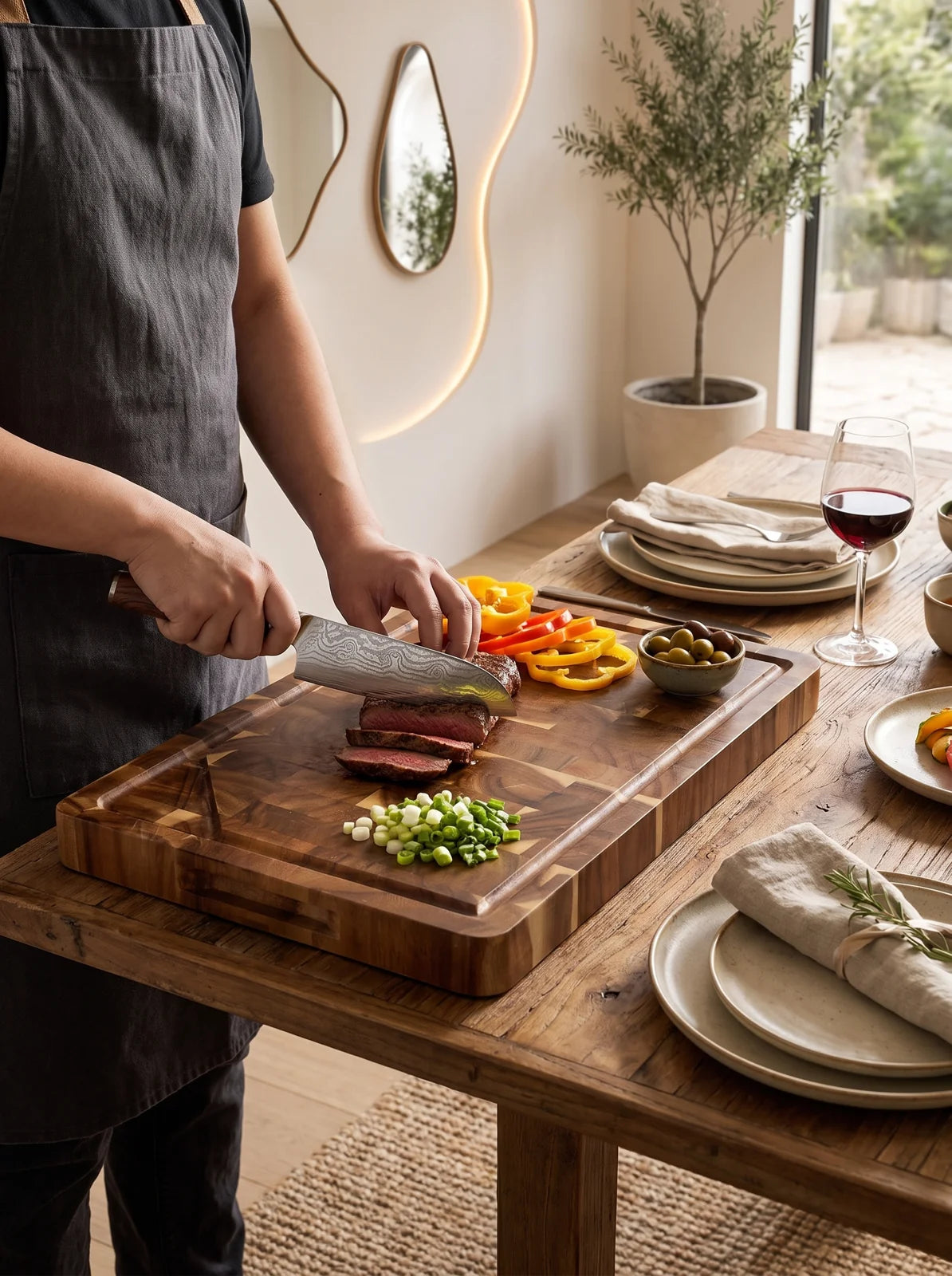 Acacia Wood Cutting Board - iwt3_image
