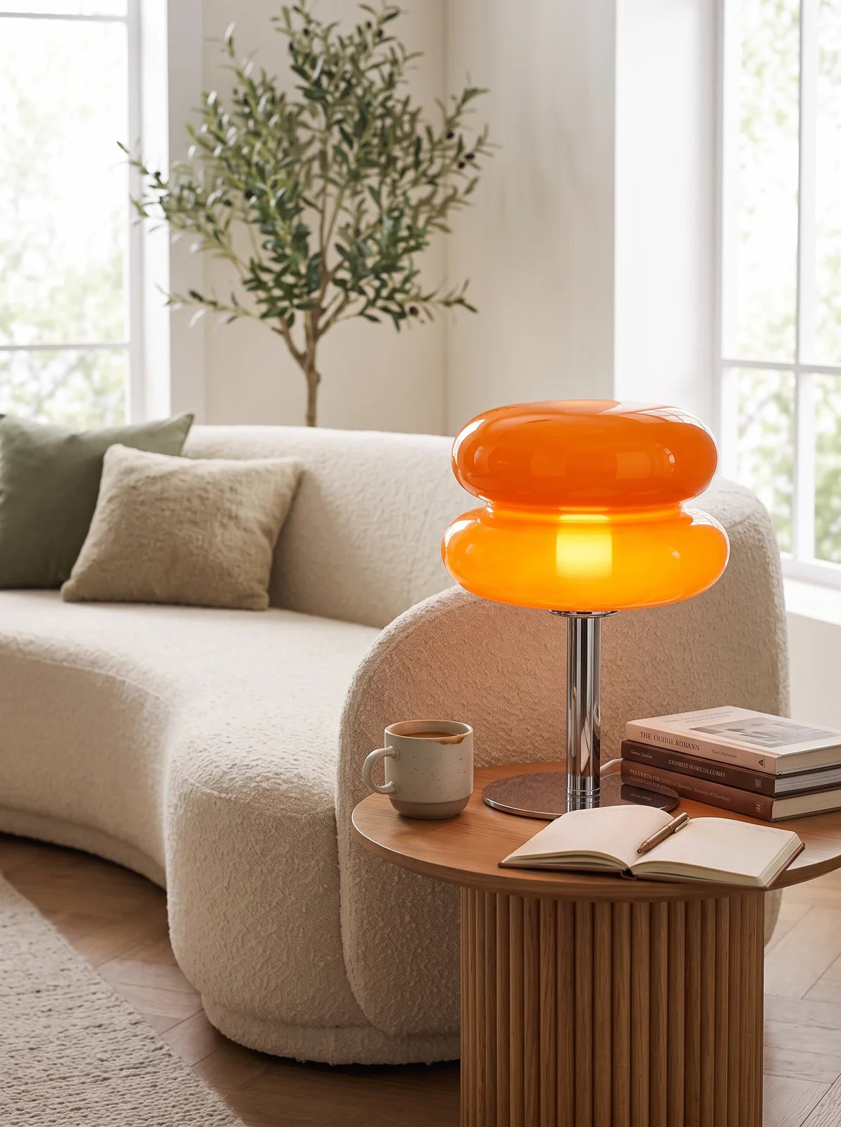 Italian Designer Glass Table Lamp - iwt2_image