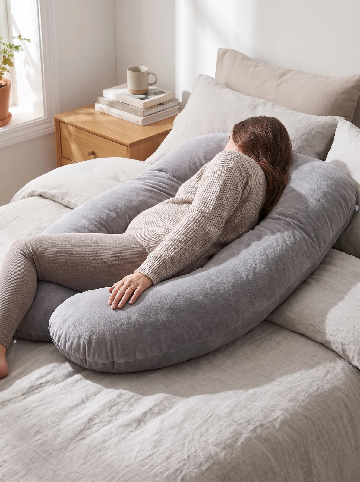 U-Shape Pregnancy Body Pillow - iwt1_image