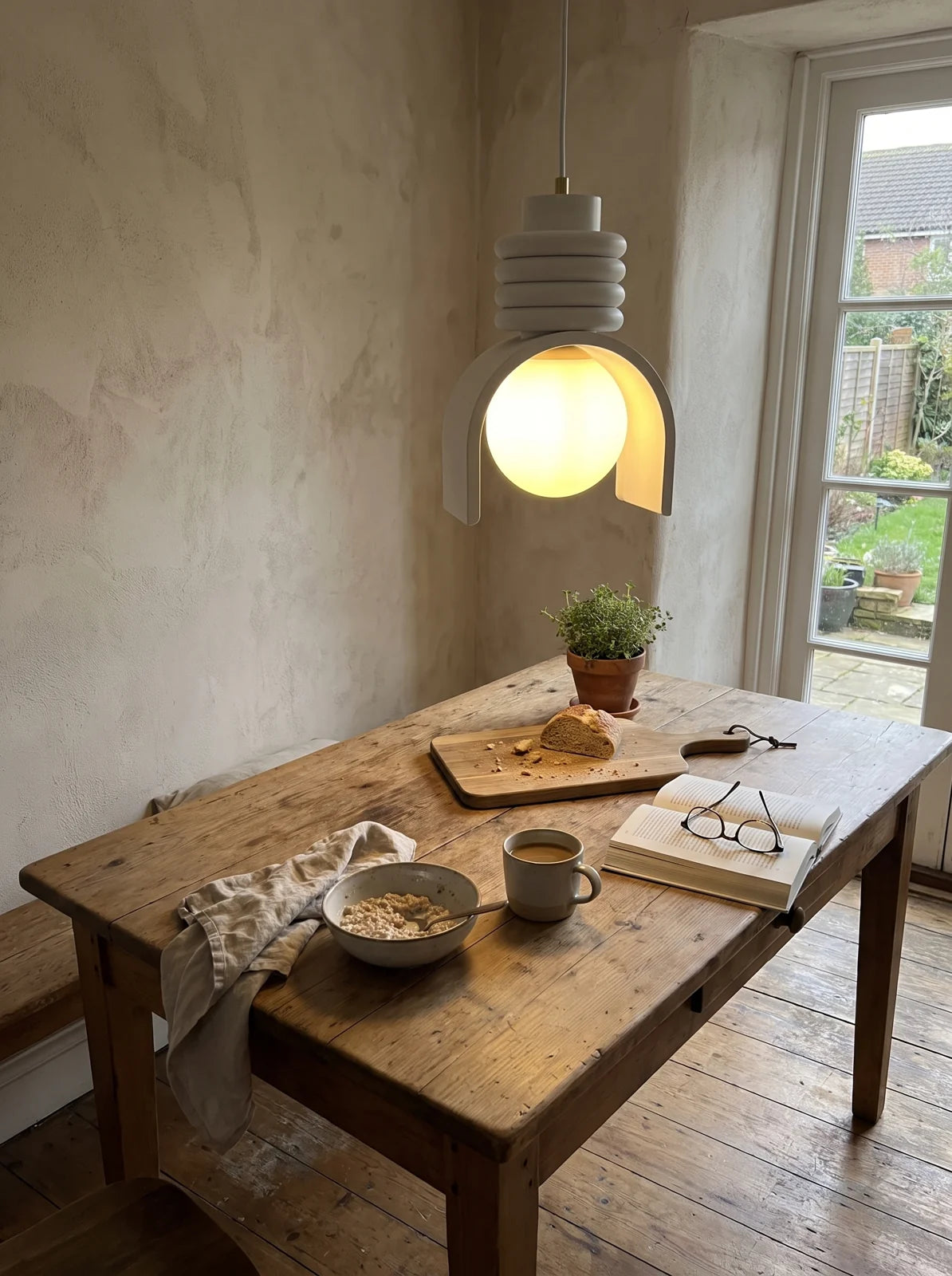 Wabi-Sabi Resin Pendant Light - iwt1_image