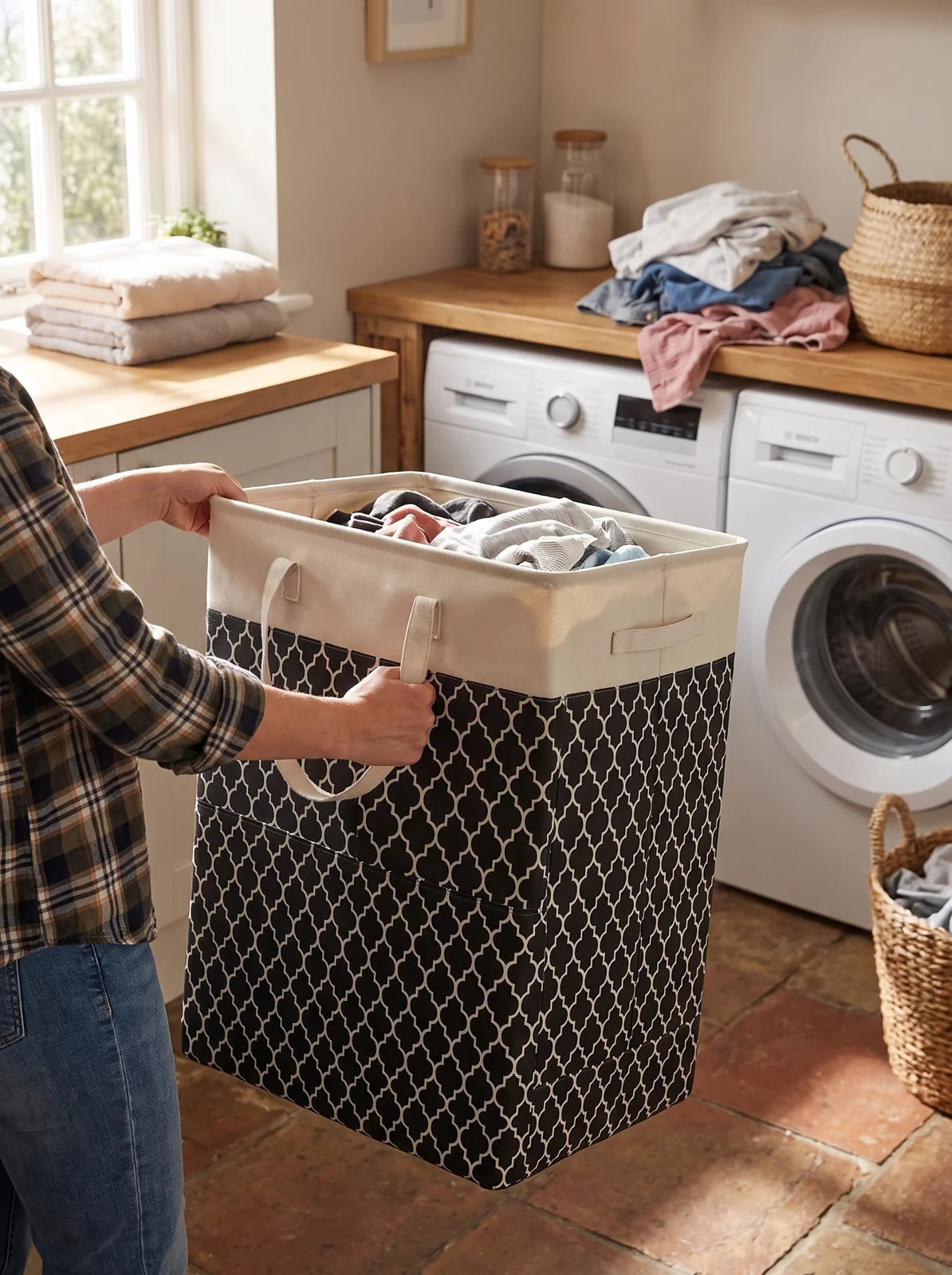 Lauva 75L Waterproof Laundry Basket - iwt2_image