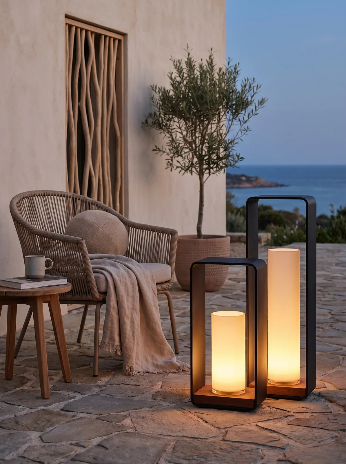 Modern Square Outdoor LED Light - iwt1_image