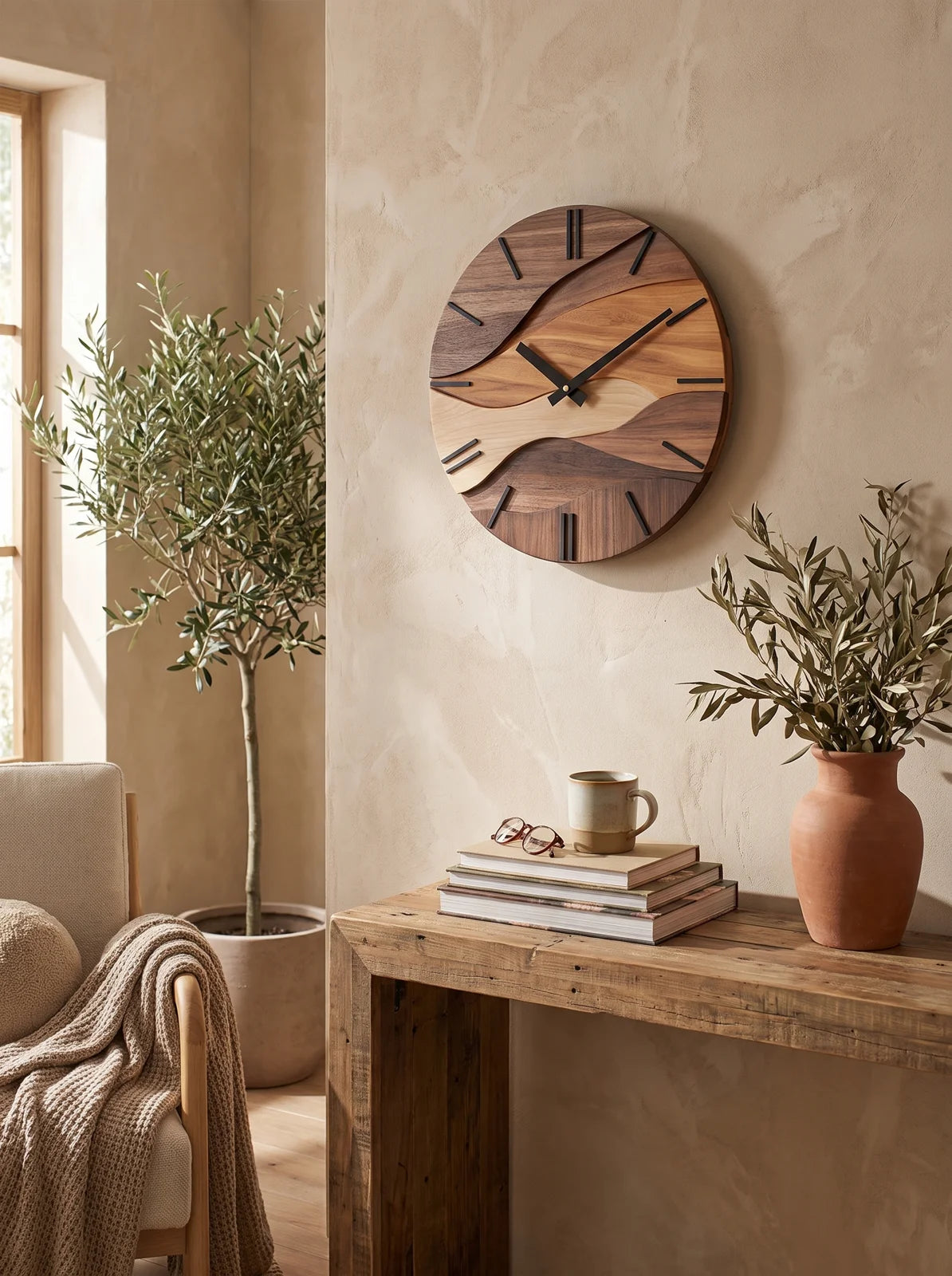 Artistic Round Wall Clock - iwt1_image