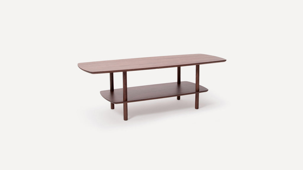 Serif Coffee Table, walnut finish