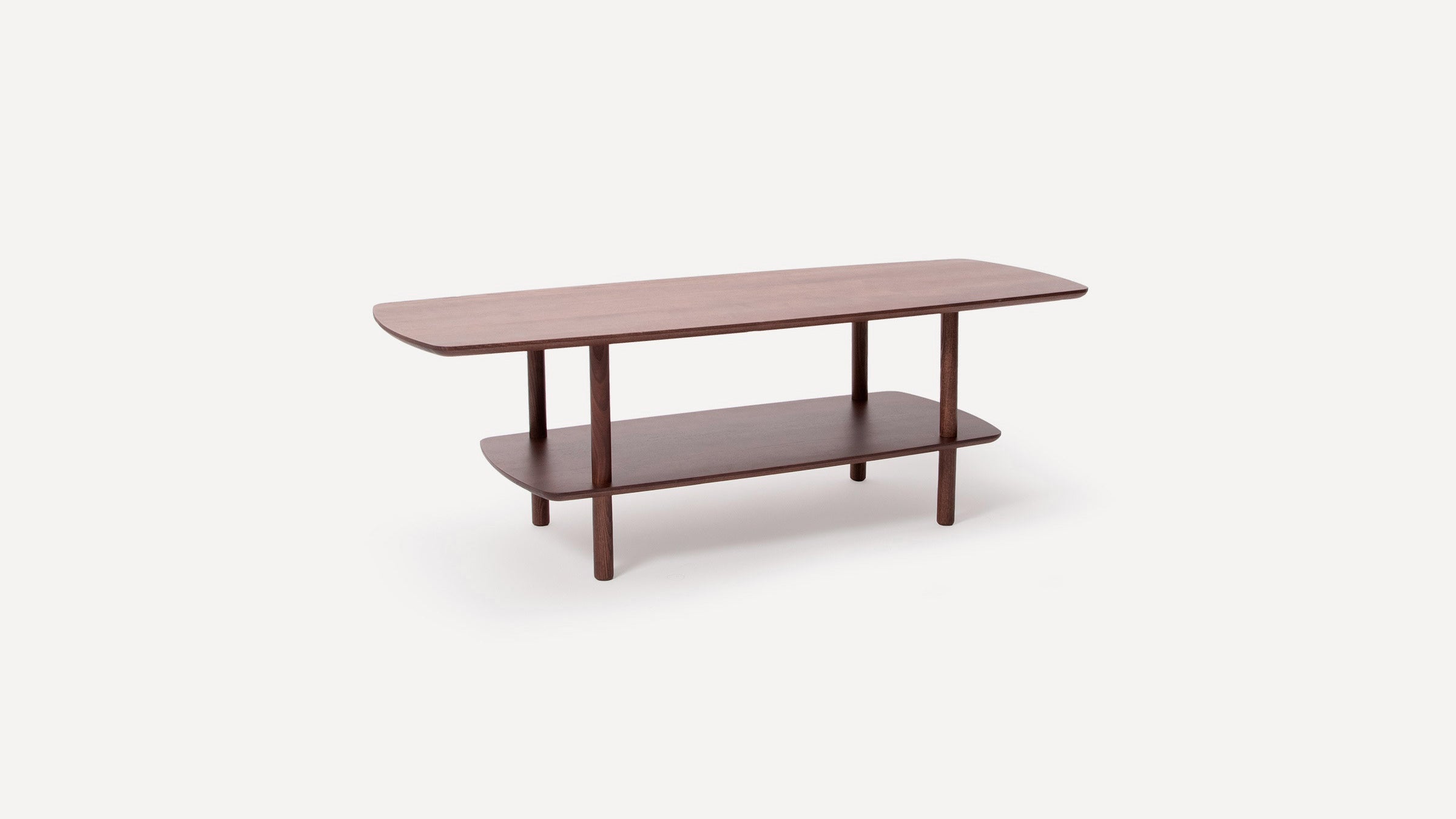 Serif Coffee Table, walnut finish