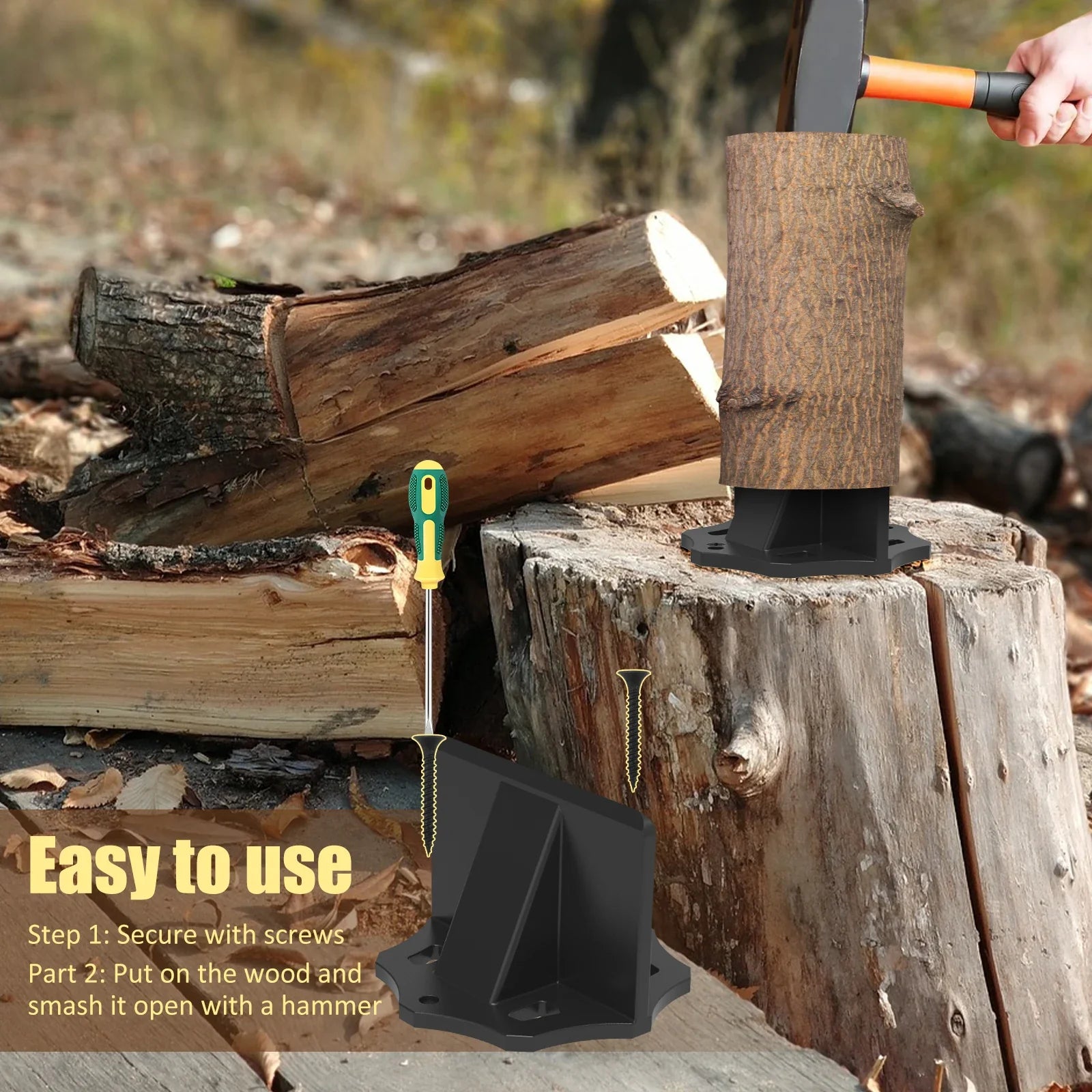 KindlePro Carbon Steel Log Splitter