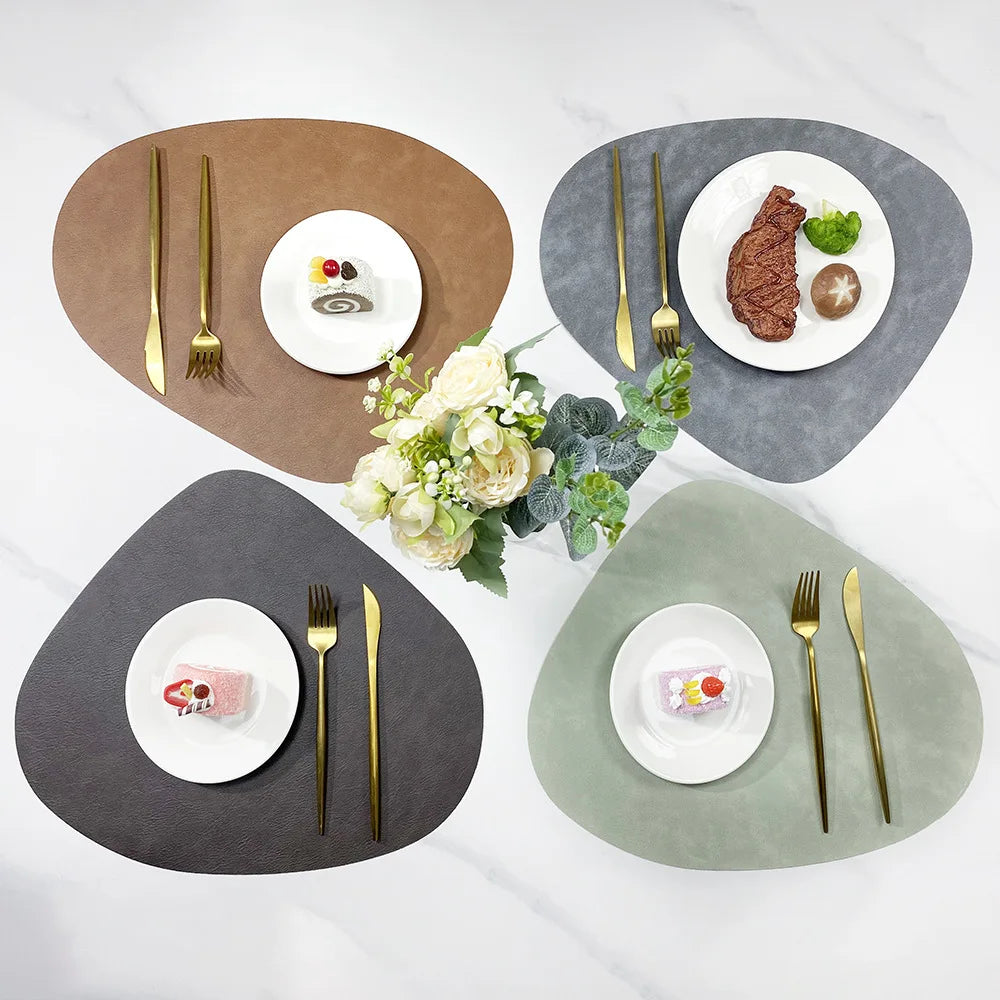 NordicDrop Faux Leather Placemats