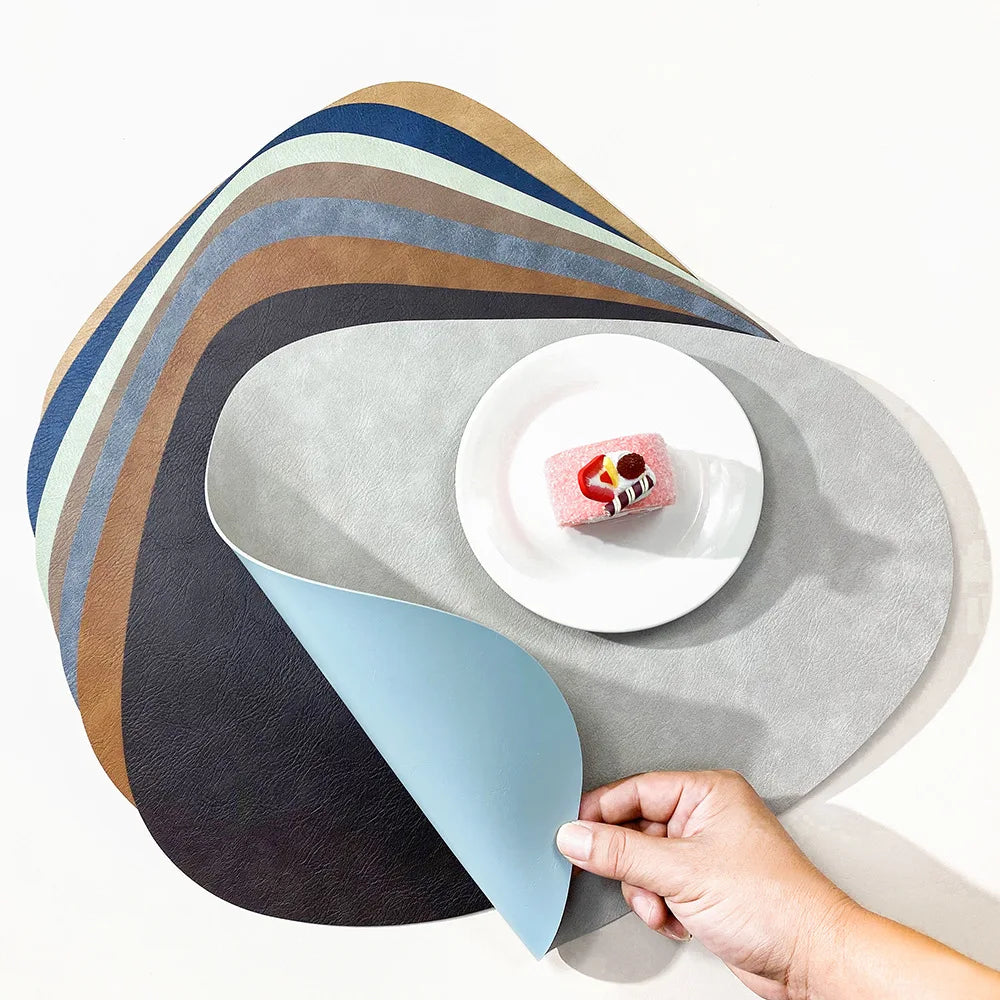 NordicDrop Faux Leather Placemats