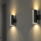 Modern Up Down Outdoor Wall Light