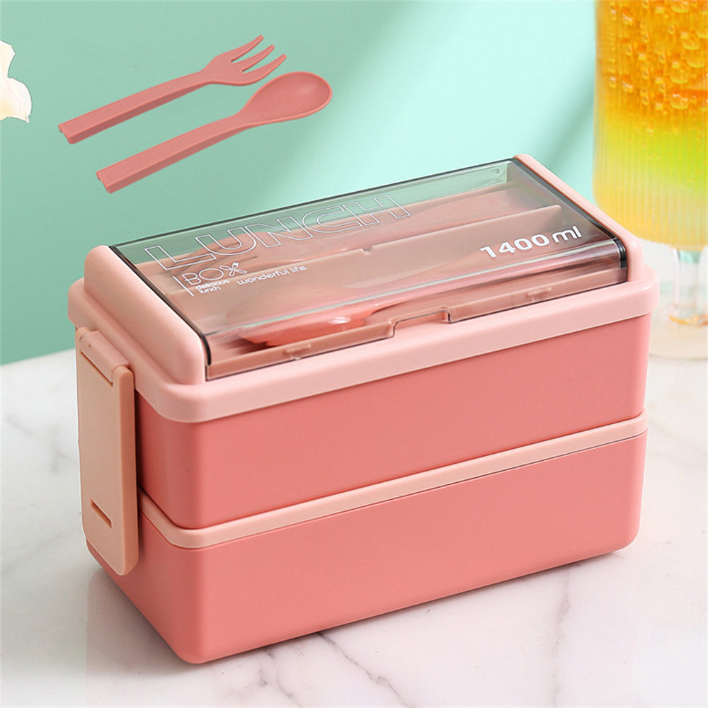 1400ml Double Layer Bento Box
