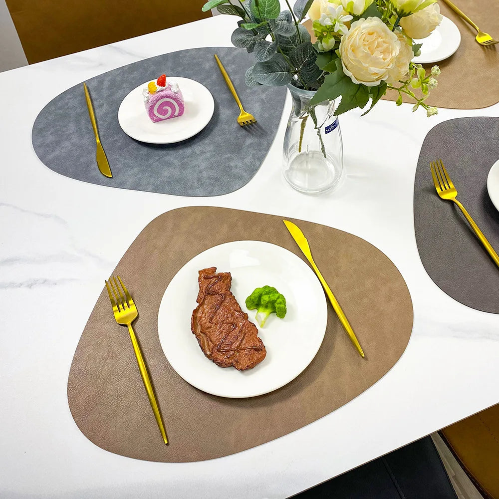 NordicDrop Faux Leather Placemats