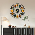Colorful Metal Wall Clock