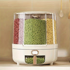 Rotating Airtight Food Storage Container