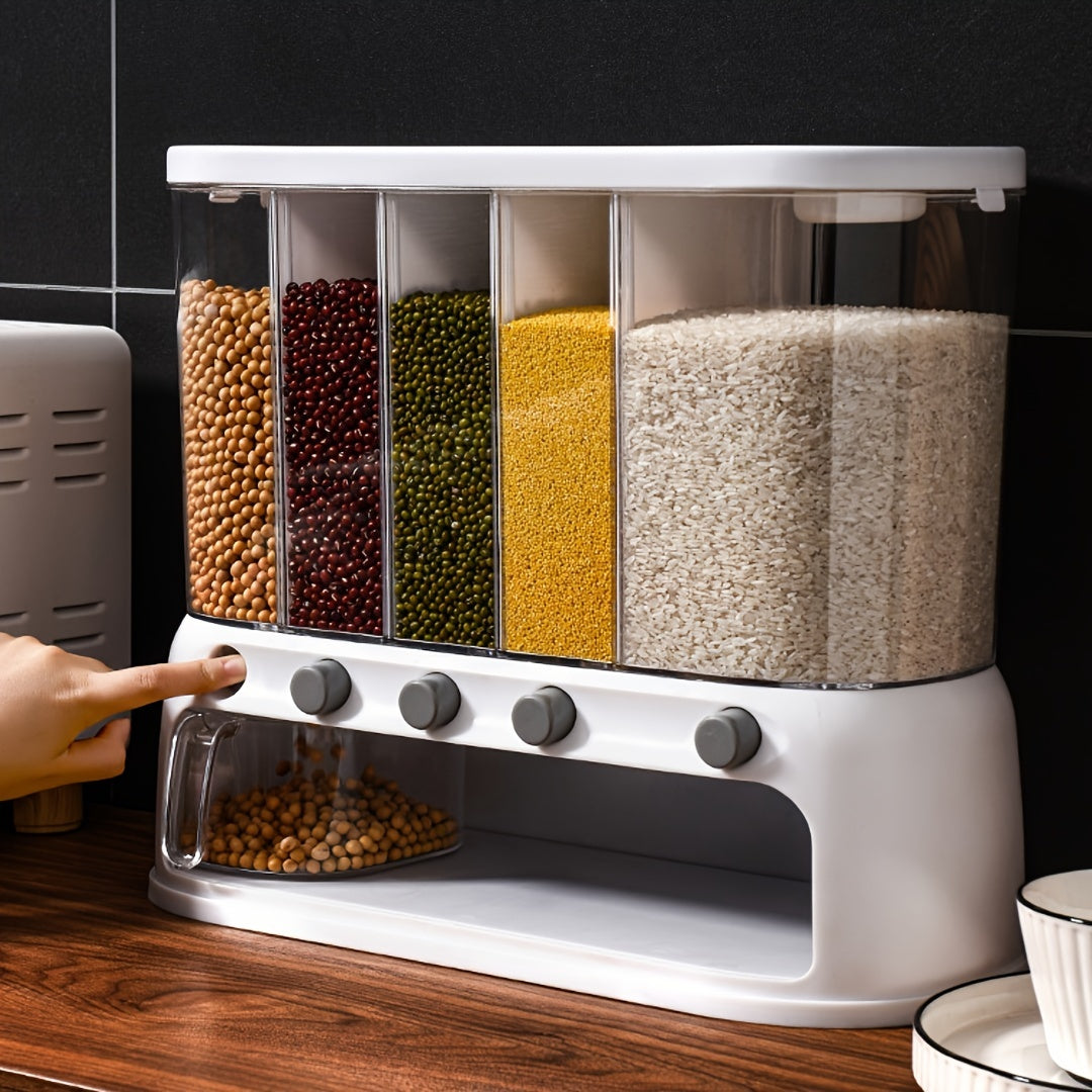 Multi-Compartment Grain Storage Container