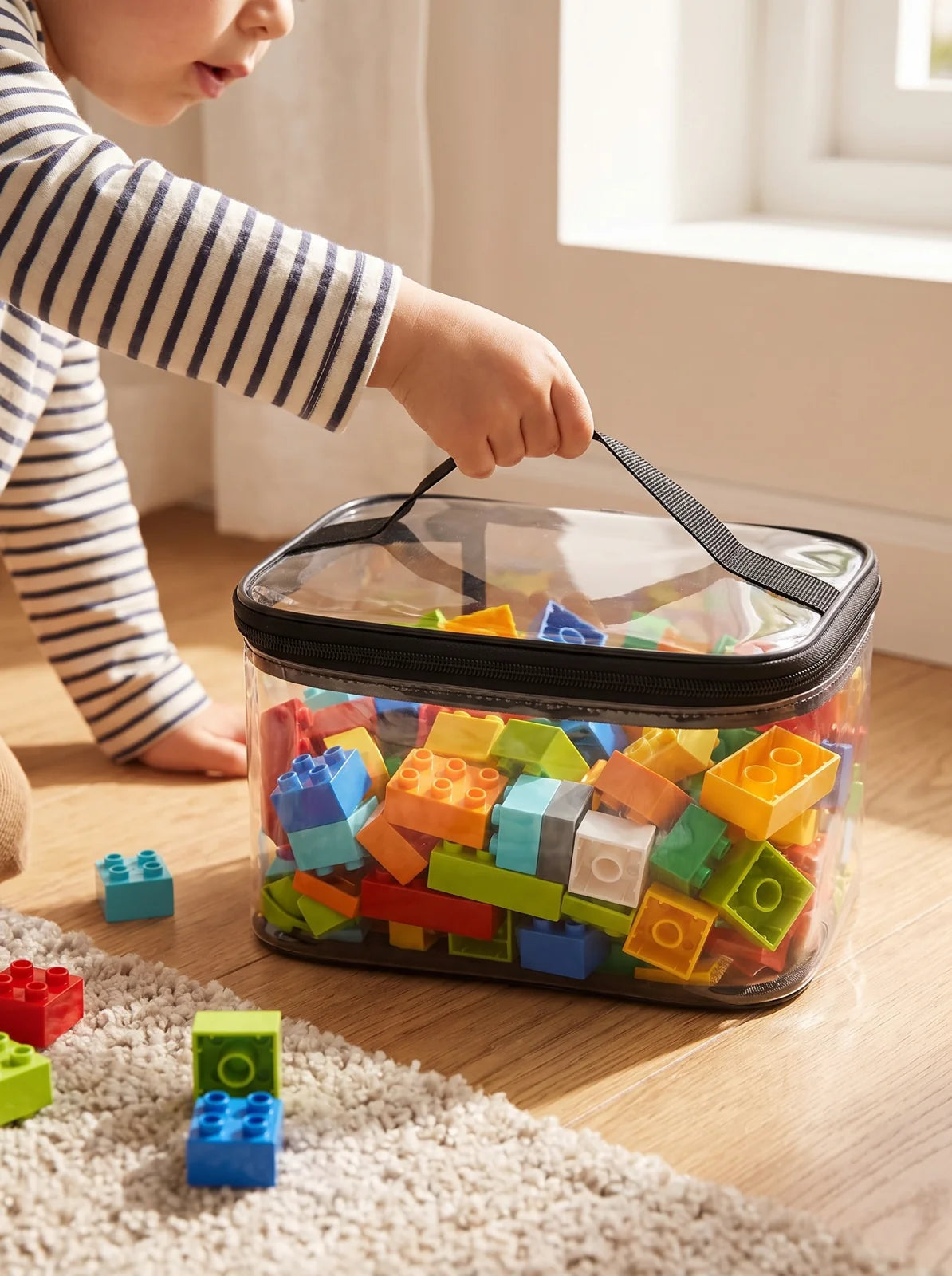 Transparent Mesh Toy Storage Bag - iwt2_image