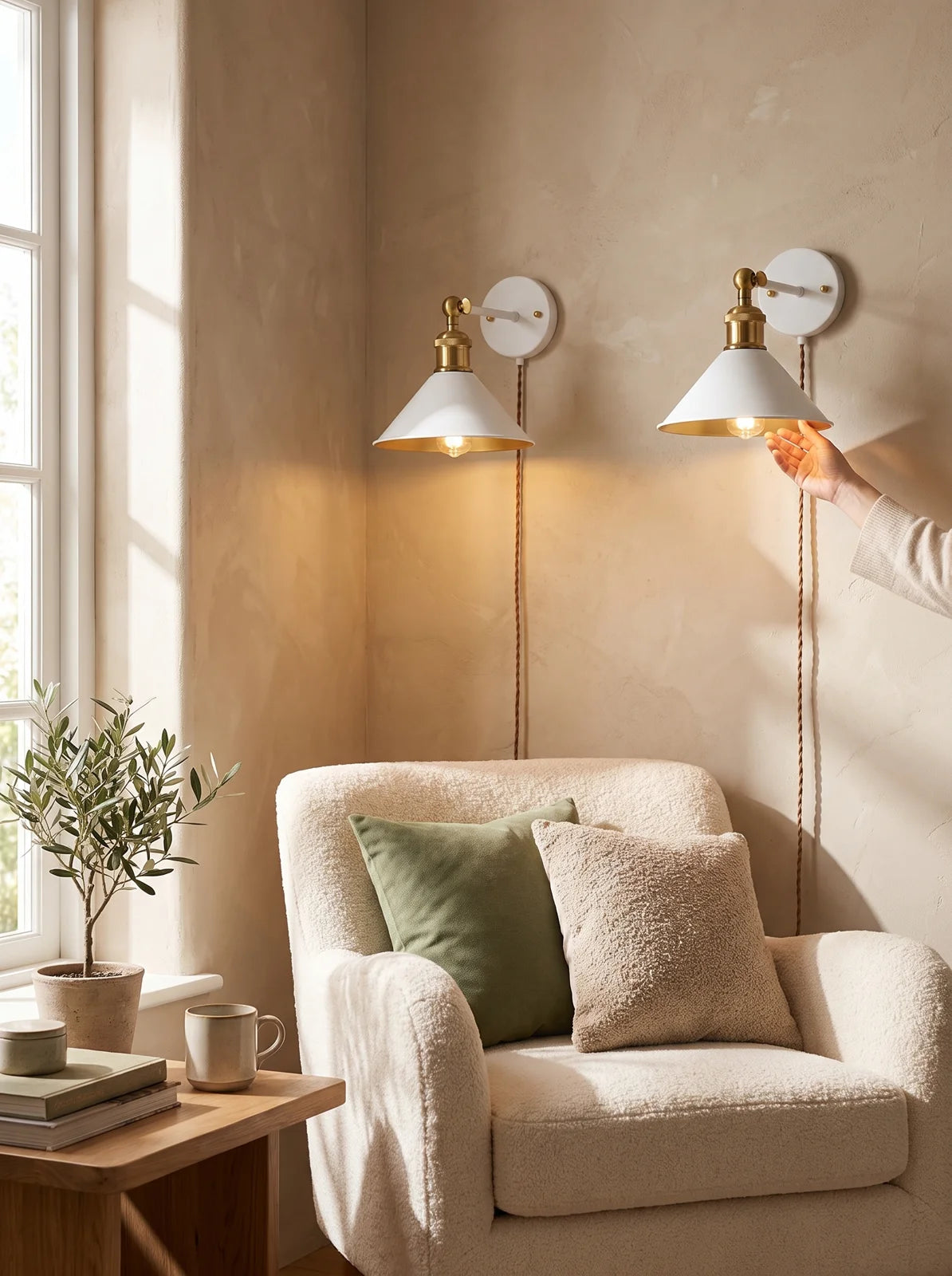 Modern Metal Wall Sconce - iwt3_image