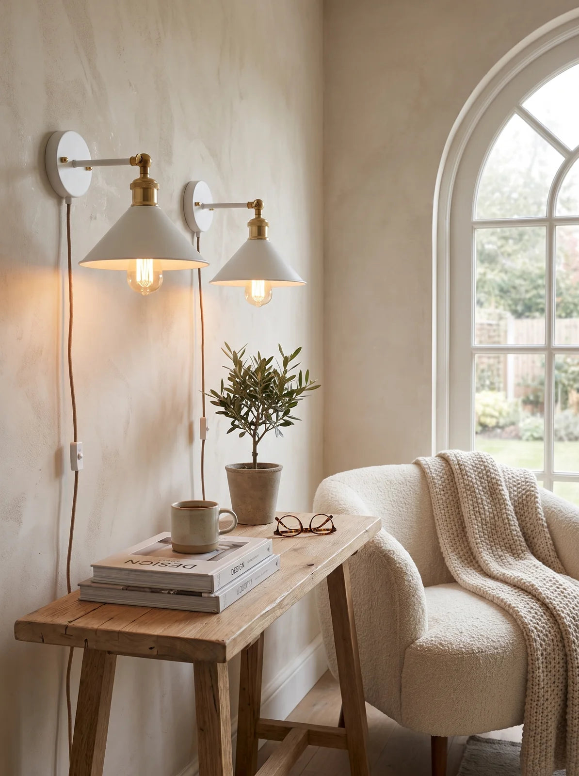 Modern Metal Wall Sconce - iwt2_image