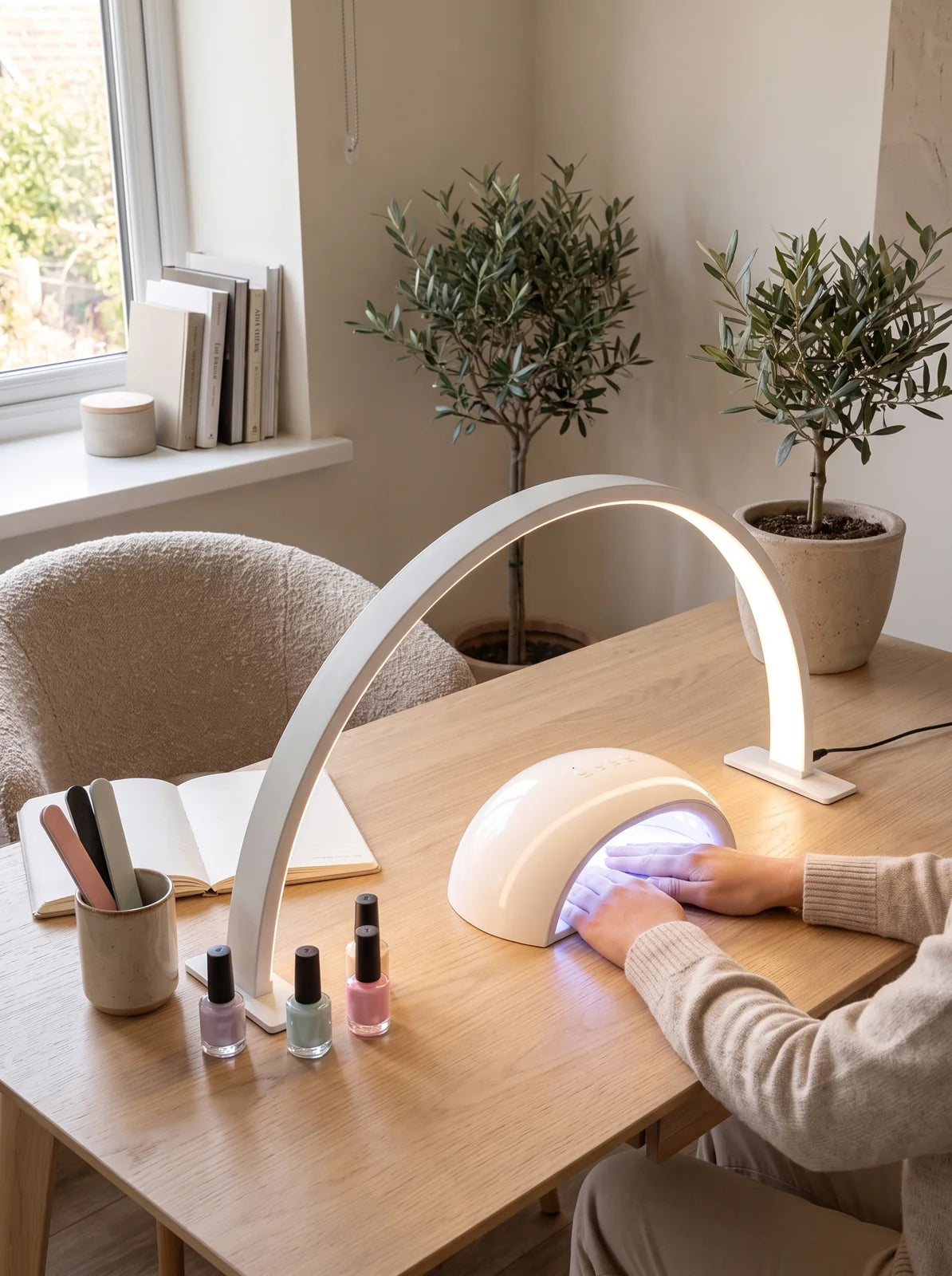 Crescent Moon LED Desk Lamp - iwt3_image
