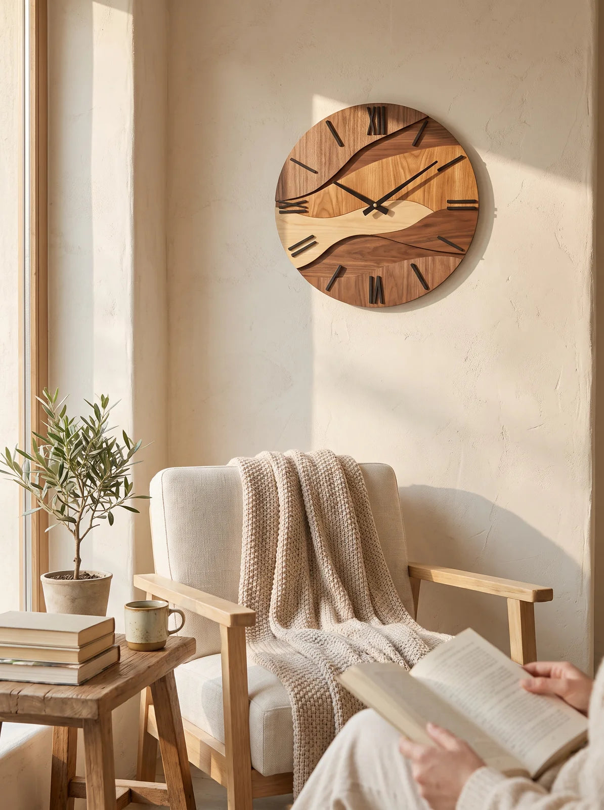 Artistic Round Wall Clock - iwt2_image