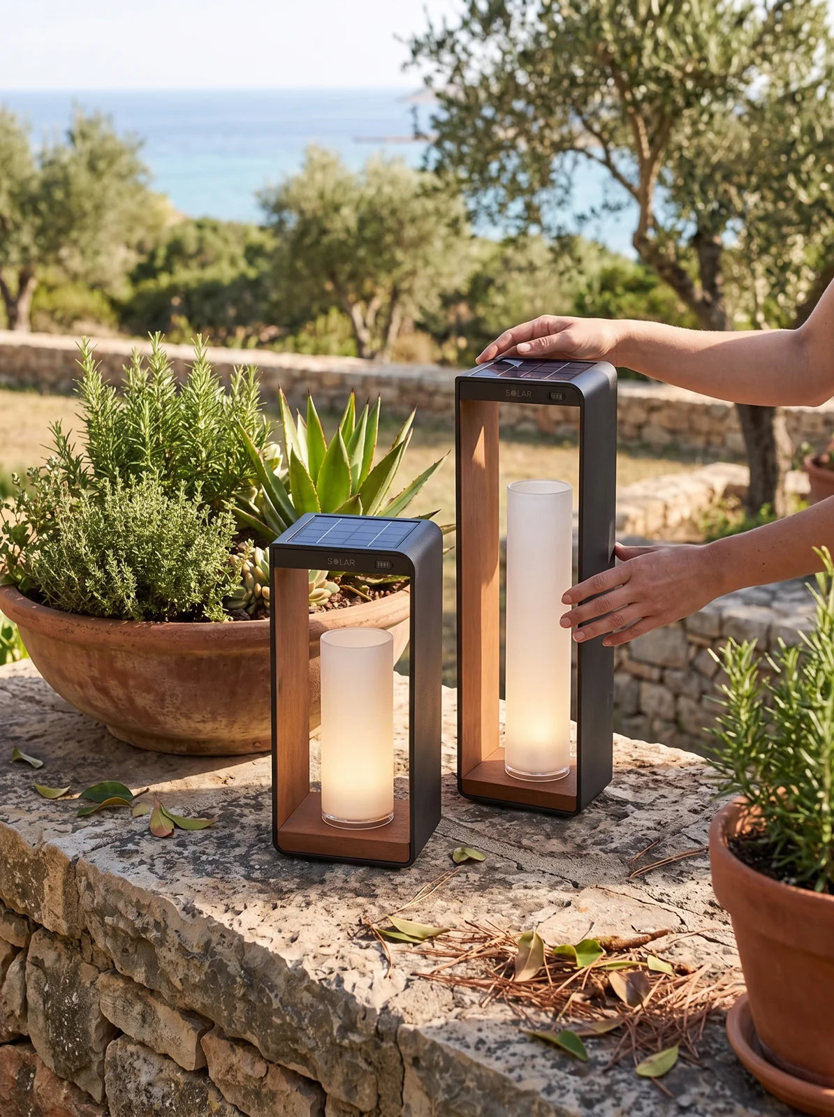Modern Square Outdoor LED Light - iwt3_image