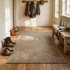 Durable Non-Slip Door Mat | Modern Dirt-Resistant Entry Mat - Khaki (webp)
