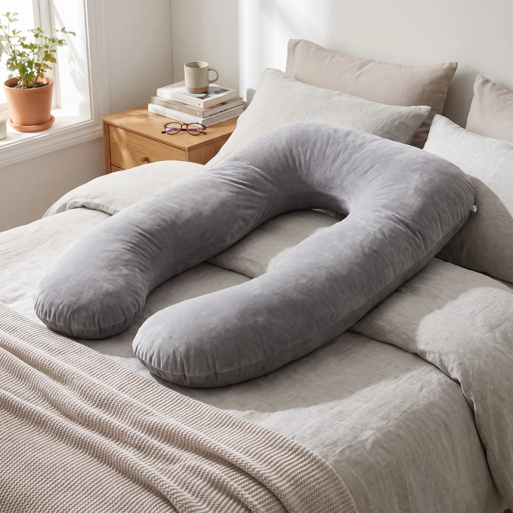 Pregnancy Pillow Body Pillow U Shape Sleeping Cushion - Default