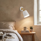 Modern Metal Wall Sconce Light | Adjustable Bedroom & Living Room Lamp