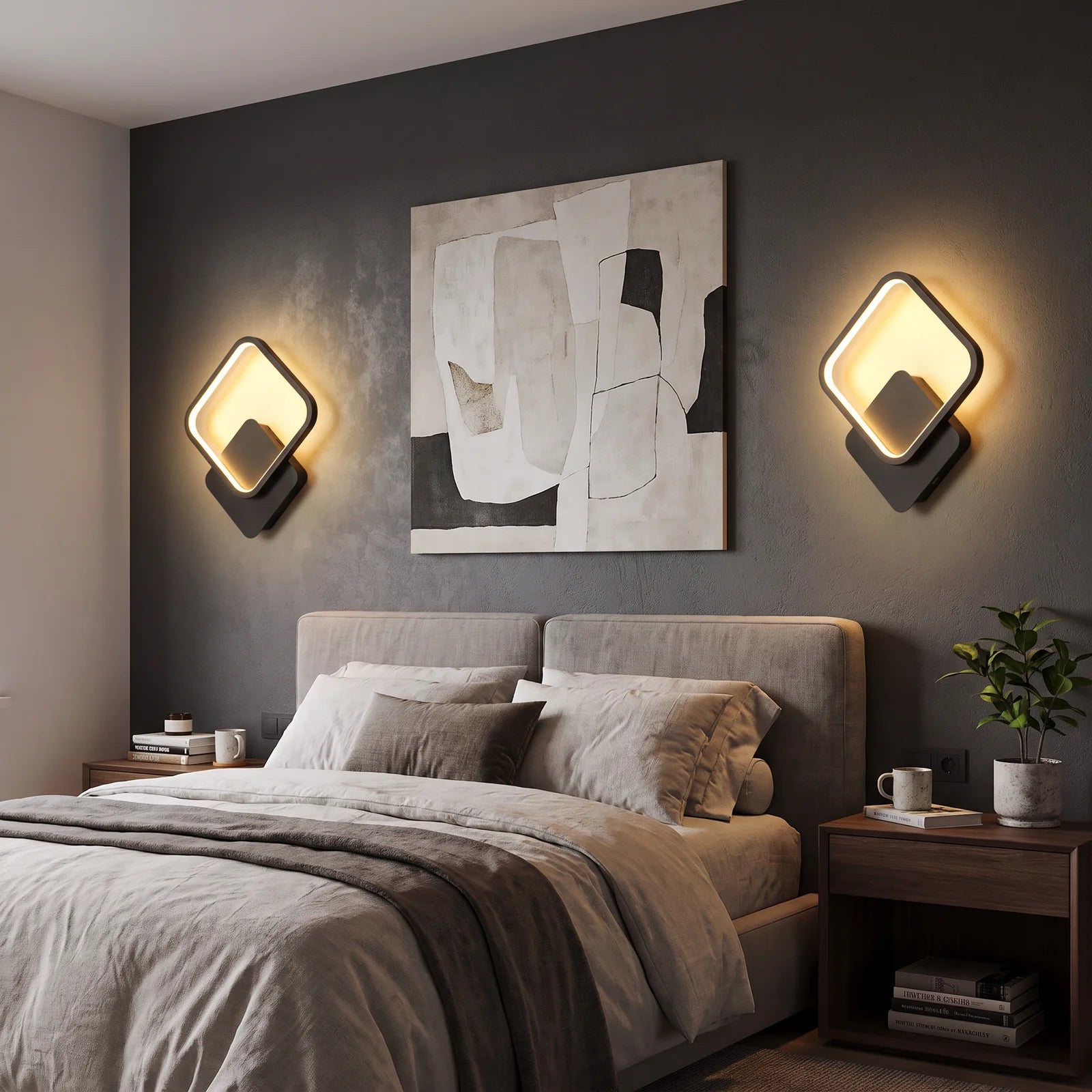 Modern Square LED Wall Lamp | Minimalist Geometric Lighting Fixture