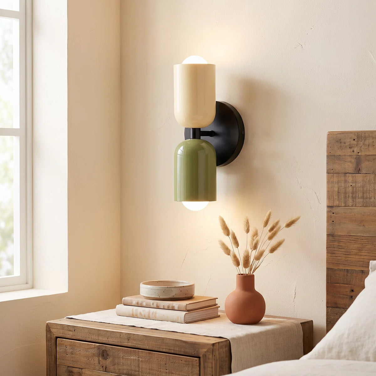 Colorful Bedside Wall Lamp | Nordic Macaron Wall Light