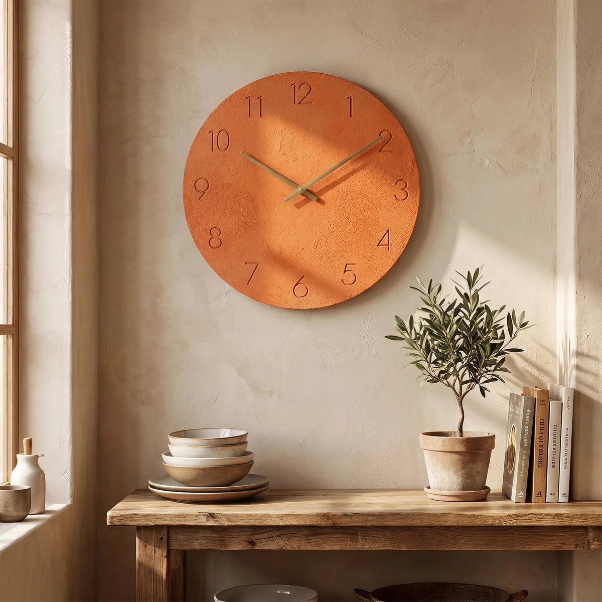 Nork Minimalist Wall Clock | Contemporary Wood Design