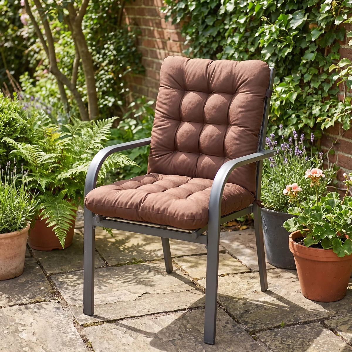 Outdoor Chair Cushion Brown