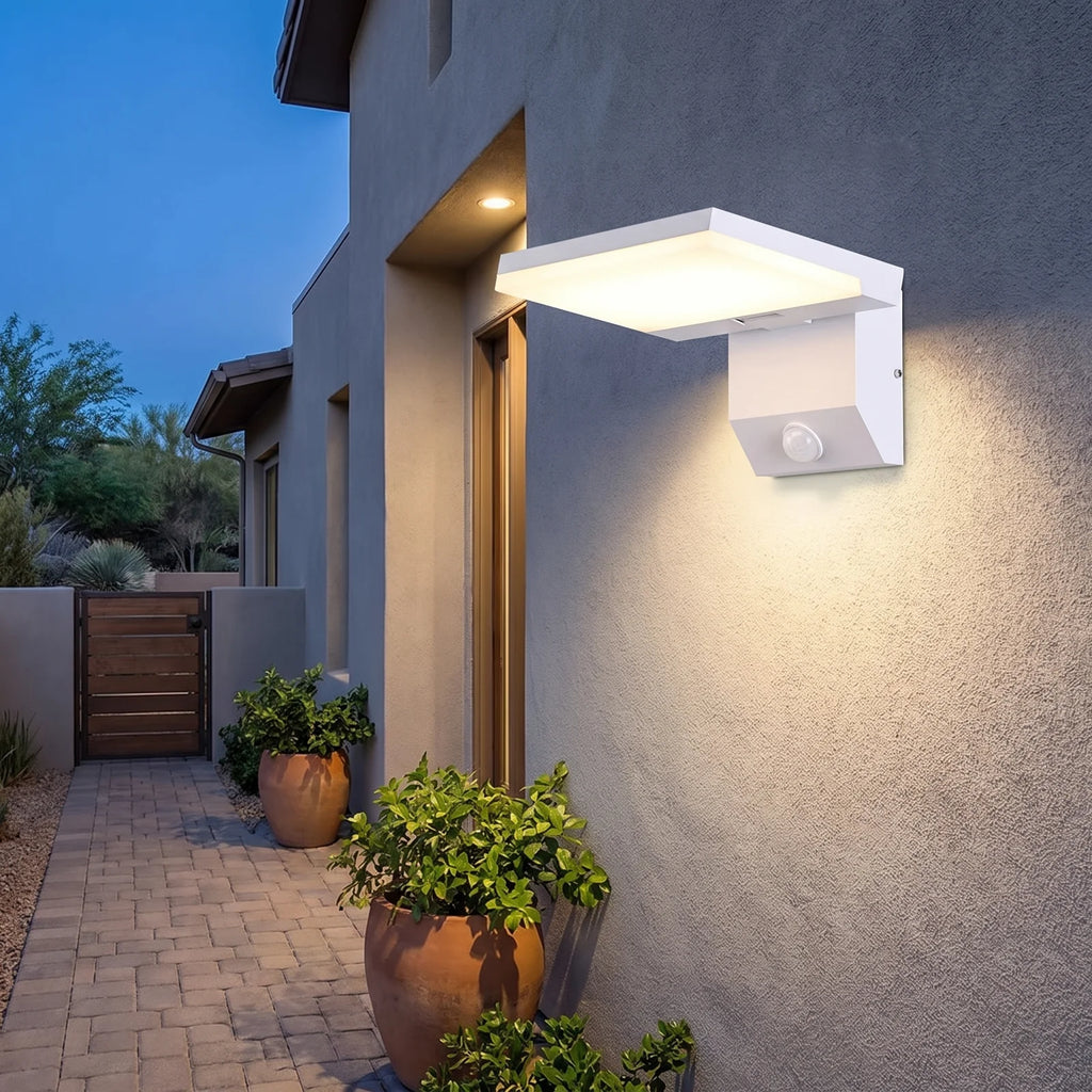 LumiFold Outdoor Wall Light White