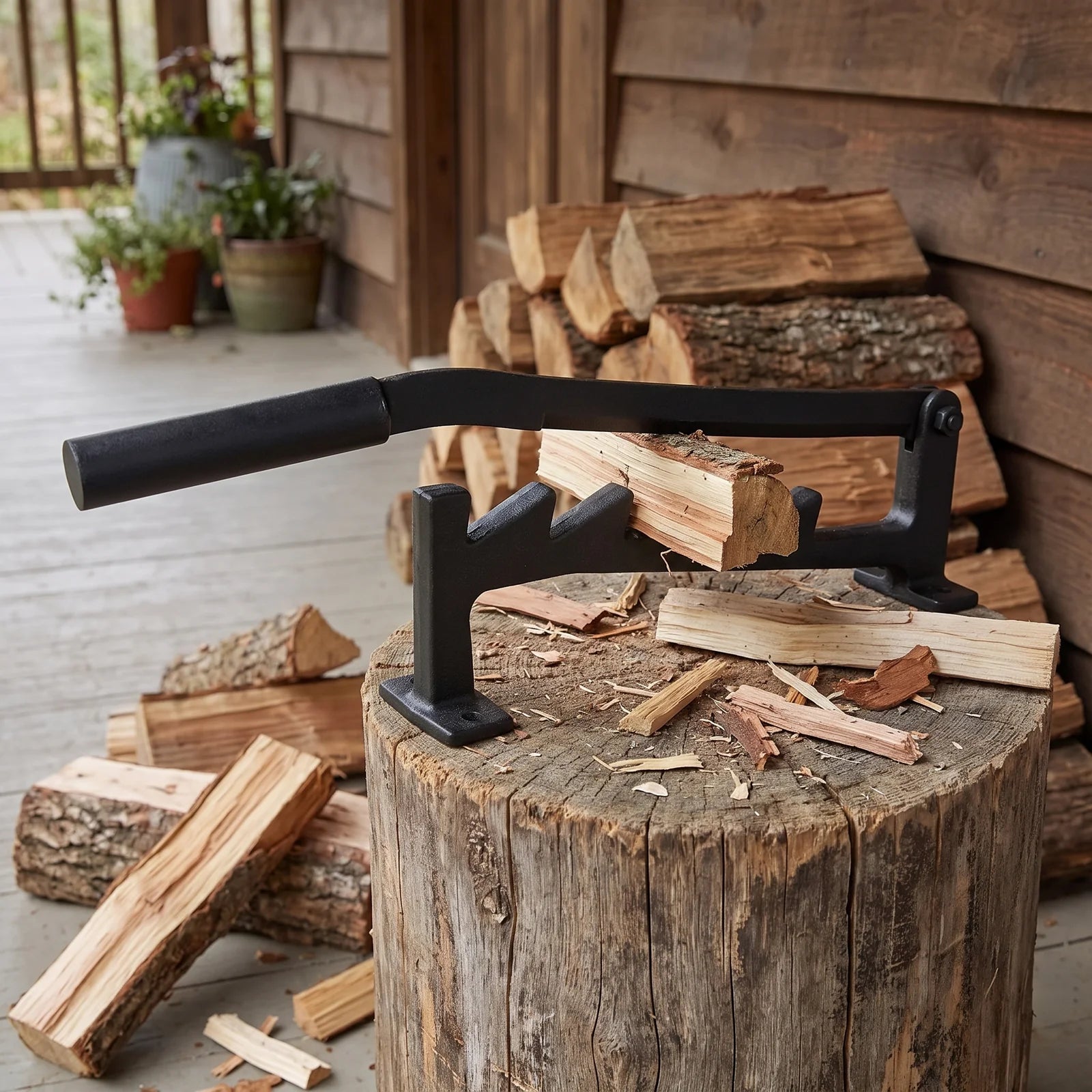 WoodMount Wall Mounted Kindling Splitter