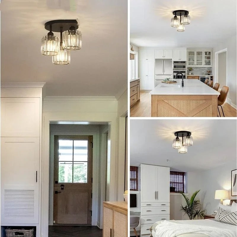 Gold Luxury Crystal Ceiling Light